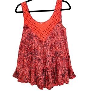 Free People Oversized Tank Top Blouse Size: XS Perfect Swimsuit Cover-up